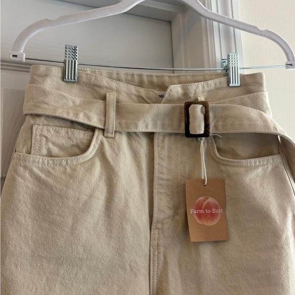 Reformation Belted High Rise Straight Jeans - Picture 3 of 12